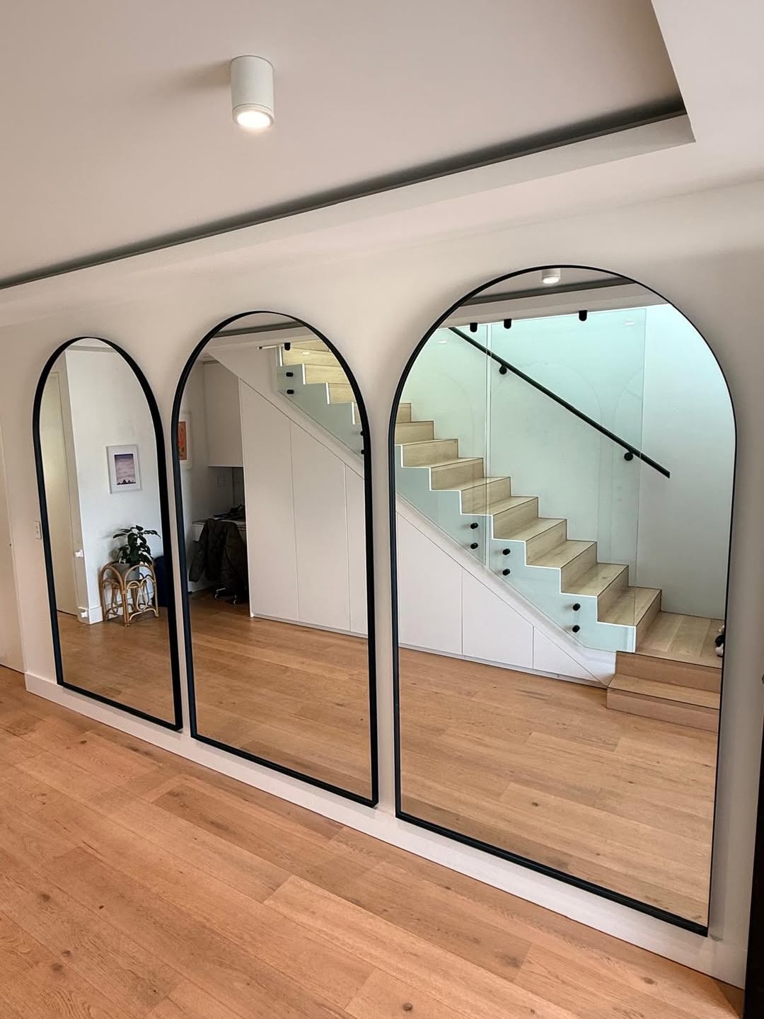 Mirrors delivered and installed in a Sydney home